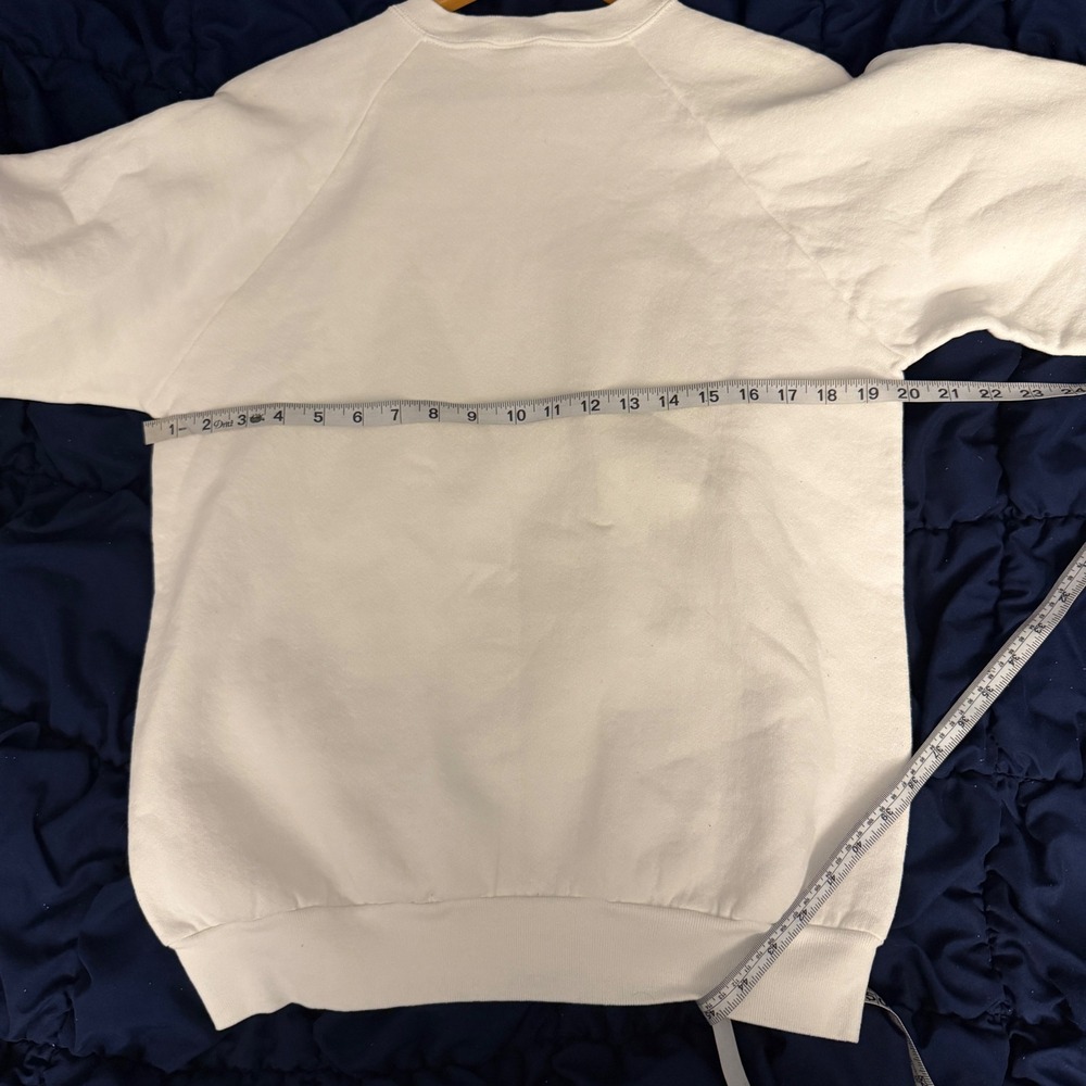 Vintage Fruit Of The Loom Christ Is Alive Hanson Place Raglan Sweatshirt Large View 5